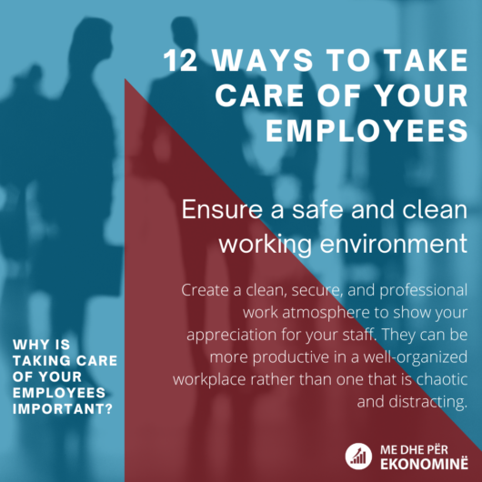 Kampanja Sensibilizuese “12 mënyrat për t’u kujdesur për punonjësit tuaj” (ENG: Awareness Campaign – 12 ways to take care of your employees)